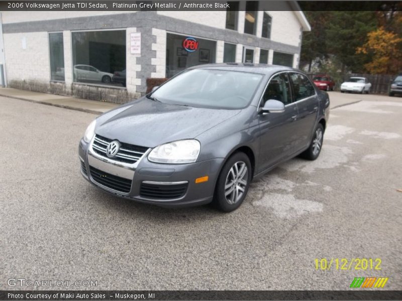 Platinum Grey Metallic / Anthracite Black 2006 Volkswagen Jetta TDI Sedan