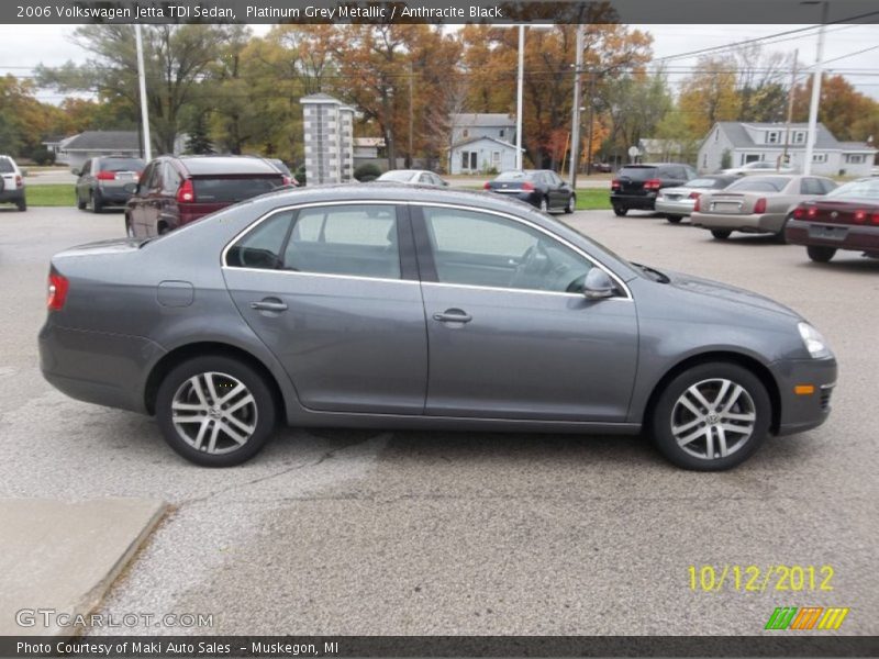 Platinum Grey Metallic / Anthracite Black 2006 Volkswagen Jetta TDI Sedan