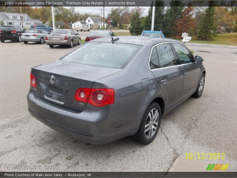 Platinum Grey Metallic / Anthracite Black 2006 Volkswagen Jetta TDI Sedan