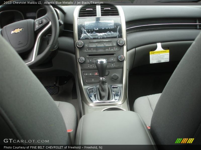 Atlantis Blue Metallic / Jet Black/Titanium 2013 Chevrolet Malibu LS