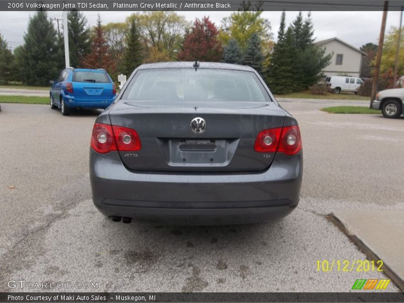 Platinum Grey Metallic / Anthracite Black 2006 Volkswagen Jetta TDI Sedan