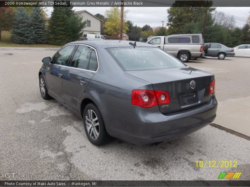 Platinum Grey Metallic / Anthracite Black 2006 Volkswagen Jetta TDI Sedan