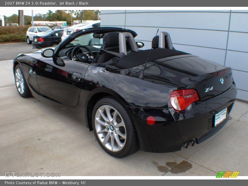 Jet Black / Black 2007 BMW Z4 3.0i Roadster
