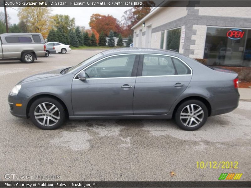 Platinum Grey Metallic / Anthracite Black 2006 Volkswagen Jetta TDI Sedan