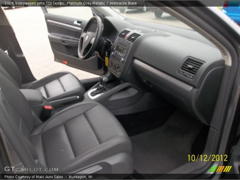 Platinum Grey Metallic / Anthracite Black 2006 Volkswagen Jetta TDI Sedan