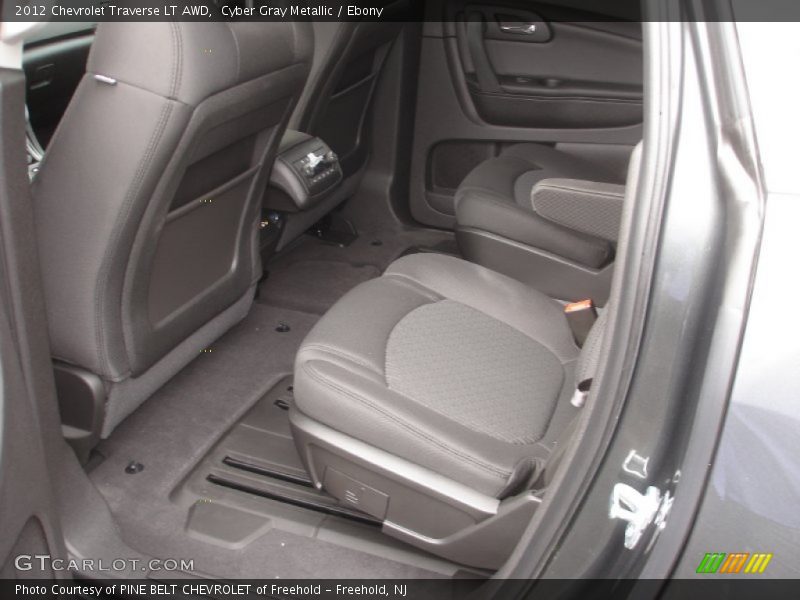Cyber Gray Metallic / Ebony 2012 Chevrolet Traverse LT AWD