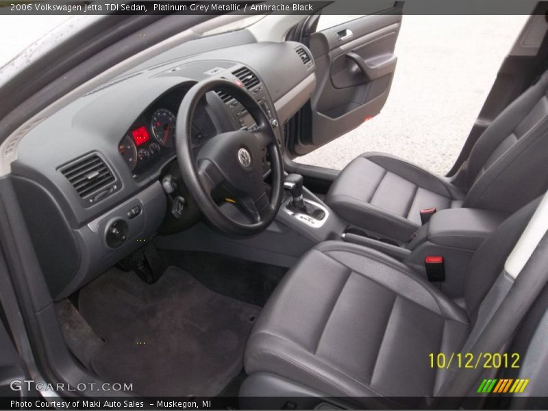 Platinum Grey Metallic / Anthracite Black 2006 Volkswagen Jetta TDI Sedan