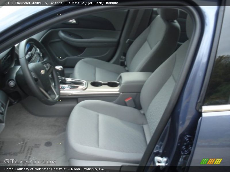 Atlantis Blue Metallic / Jet Black/Titanium 2013 Chevrolet Malibu LS