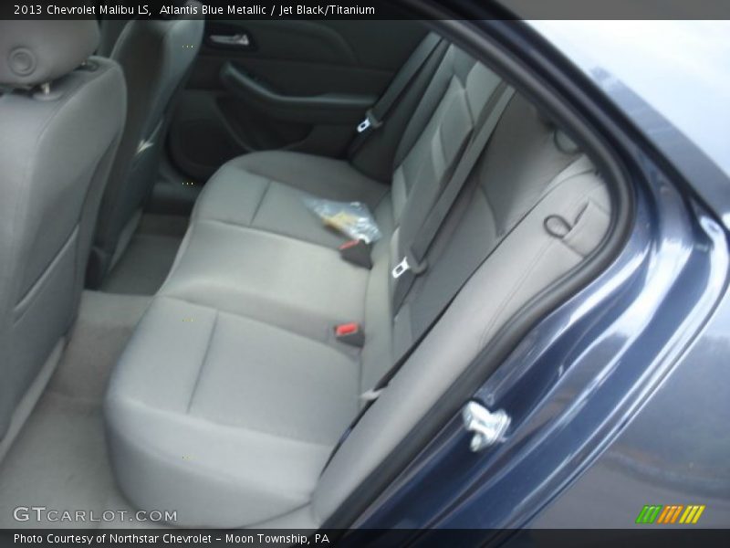 Atlantis Blue Metallic / Jet Black/Titanium 2013 Chevrolet Malibu LS