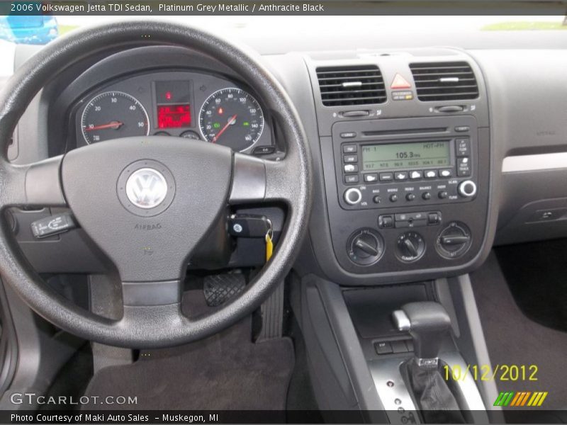 Platinum Grey Metallic / Anthracite Black 2006 Volkswagen Jetta TDI Sedan