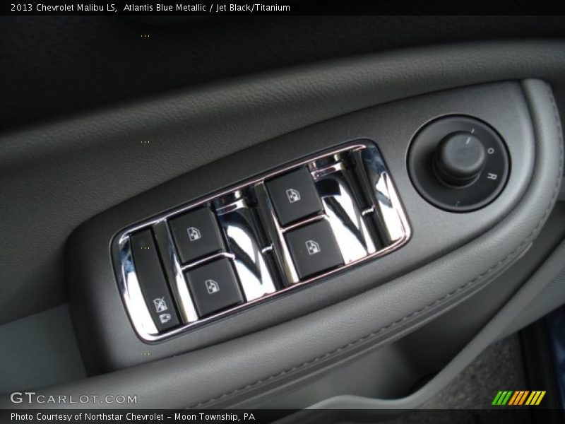 Atlantis Blue Metallic / Jet Black/Titanium 2013 Chevrolet Malibu LS