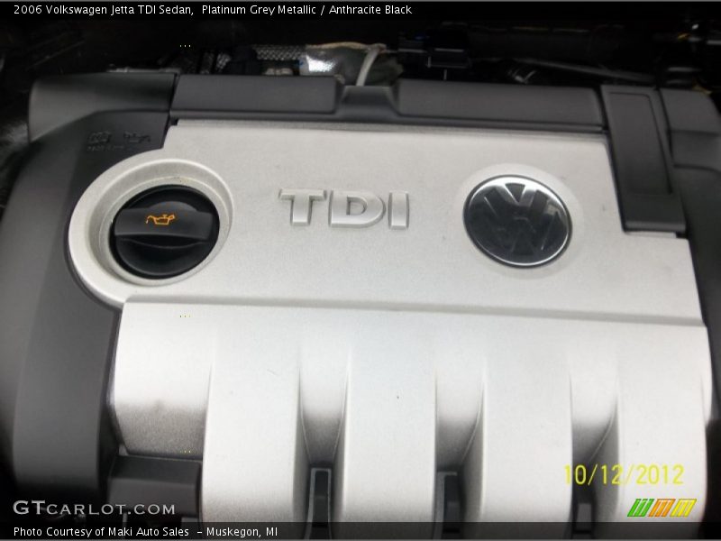 Platinum Grey Metallic / Anthracite Black 2006 Volkswagen Jetta TDI Sedan