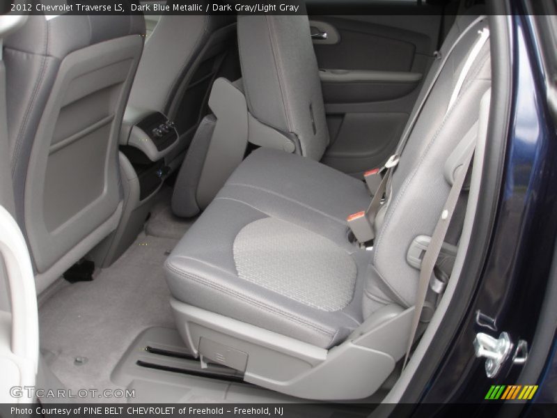 Dark Blue Metallic / Dark Gray/Light Gray 2012 Chevrolet Traverse LS