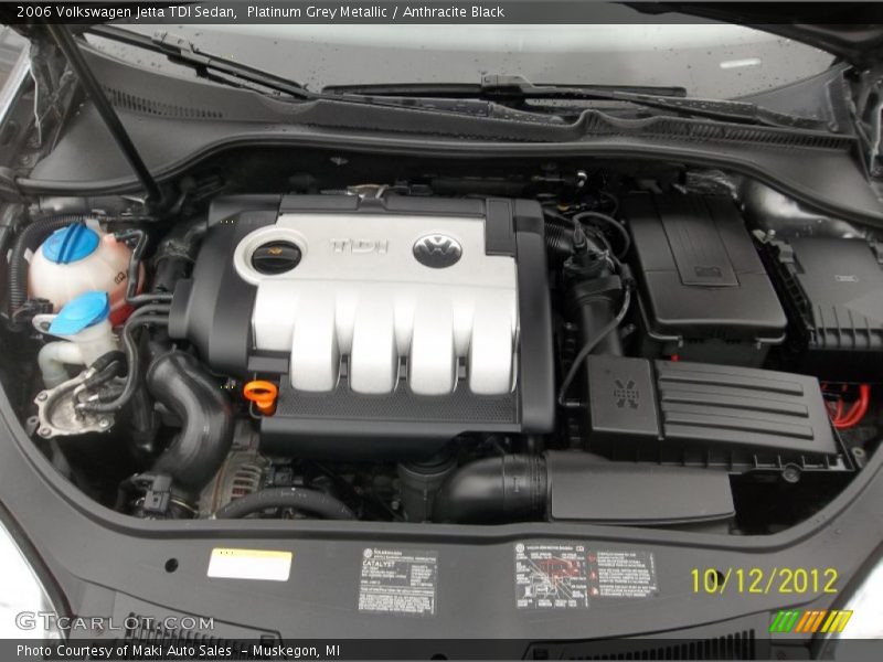 Platinum Grey Metallic / Anthracite Black 2006 Volkswagen Jetta TDI Sedan