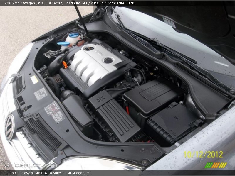 Platinum Grey Metallic / Anthracite Black 2006 Volkswagen Jetta TDI Sedan