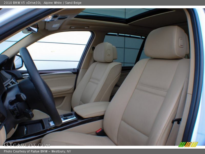 Alpine White / Sand Beige 2010 BMW X5 xDrive30i