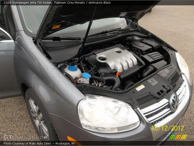 Platinum Grey Metallic / Anthracite Black 2006 Volkswagen Jetta TDI Sedan