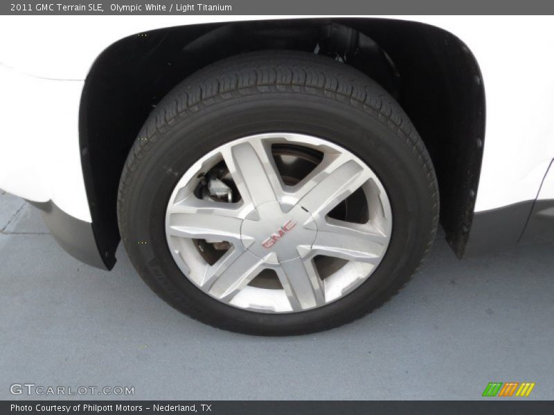 Olympic White / Light Titanium 2011 GMC Terrain SLE