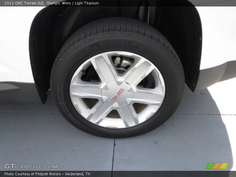 Olympic White / Light Titanium 2011 GMC Terrain SLE