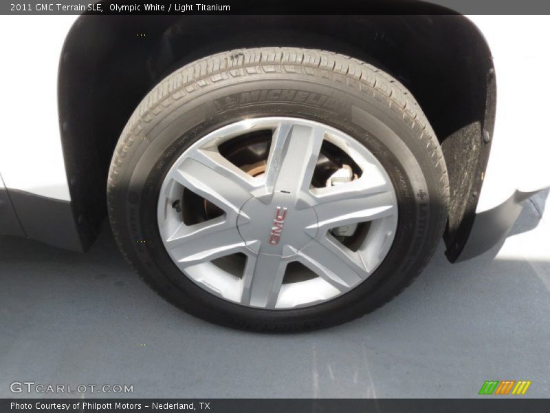 Olympic White / Light Titanium 2011 GMC Terrain SLE