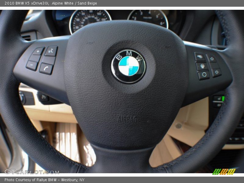 Alpine White / Sand Beige 2010 BMW X5 xDrive30i