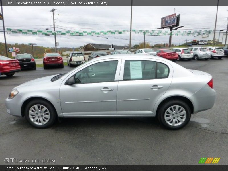 Silver Ice Metallic / Gray 2009 Chevrolet Cobalt LS XFE Sedan