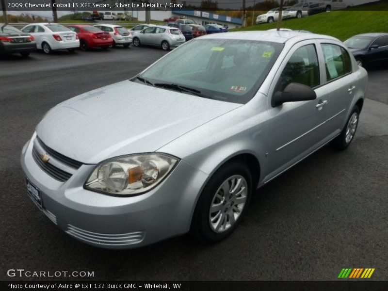 Silver Ice Metallic / Gray 2009 Chevrolet Cobalt LS XFE Sedan