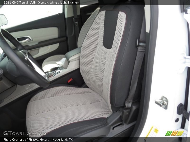 Olympic White / Light Titanium 2011 GMC Terrain SLE