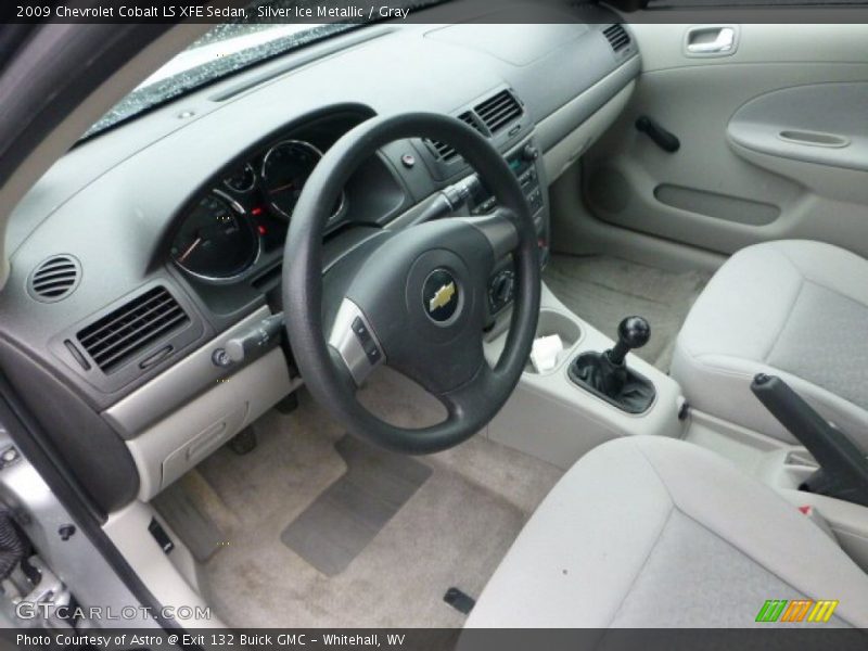 Silver Ice Metallic / Gray 2009 Chevrolet Cobalt LS XFE Sedan