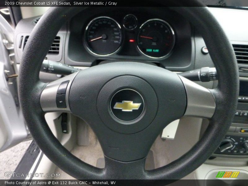 Silver Ice Metallic / Gray 2009 Chevrolet Cobalt LS XFE Sedan