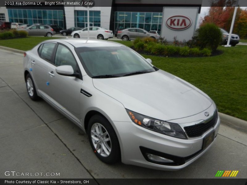 Bright Silver Metallic / Gray 2013 Kia Optima LX