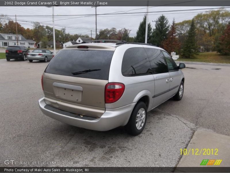 Bright Silver Metallic / Taupe 2002 Dodge Grand Caravan SE