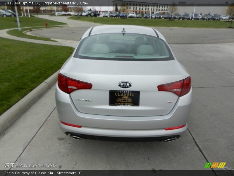 Bright Silver Metallic / Gray 2013 Kia Optima LX