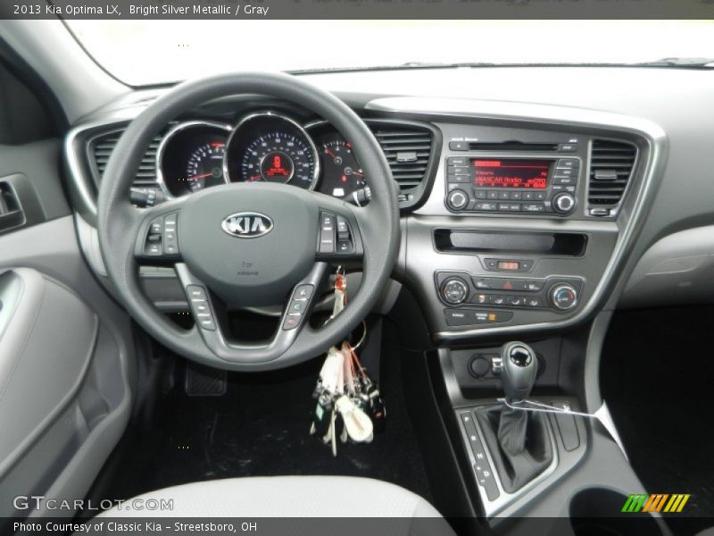 Bright Silver Metallic / Gray 2013 Kia Optima LX