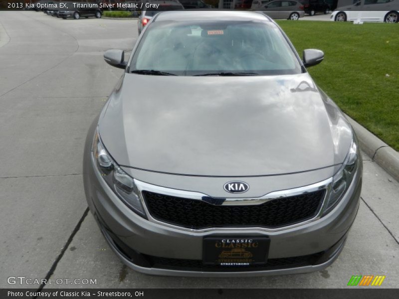 Titanium Silver Metallic / Gray 2013 Kia Optima EX