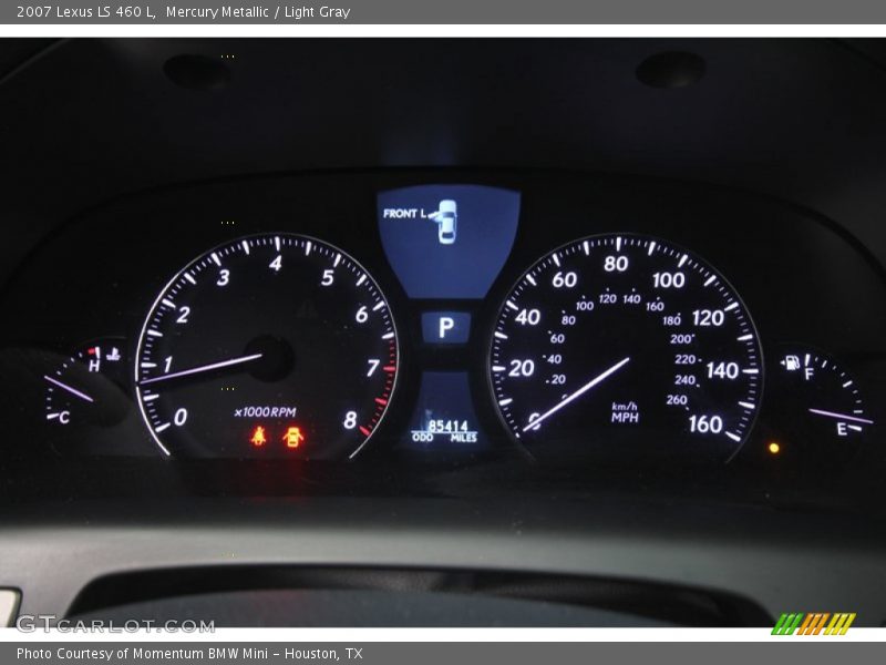 Mercury Metallic / Light Gray 2007 Lexus LS 460 L