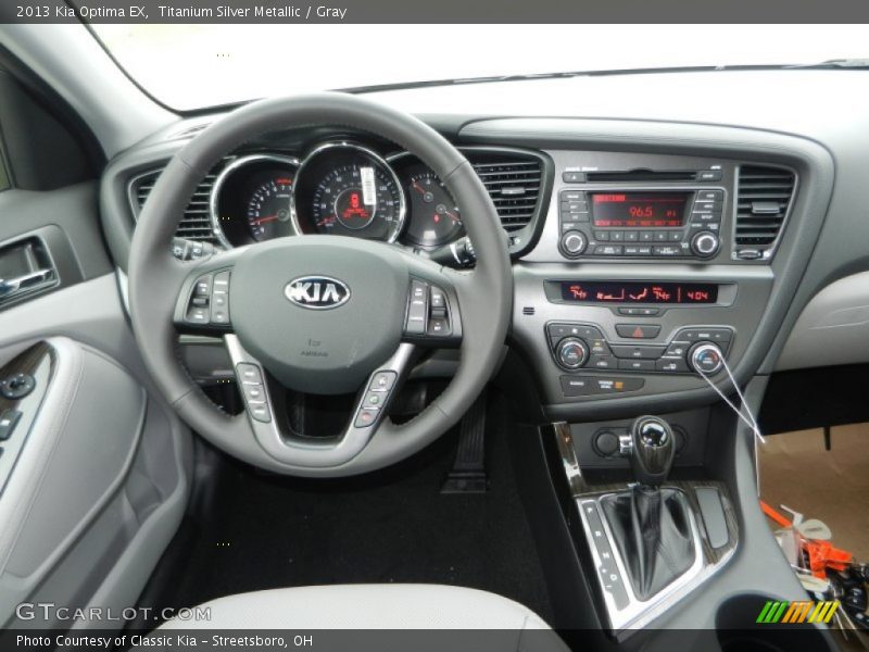 Titanium Silver Metallic / Gray 2013 Kia Optima EX