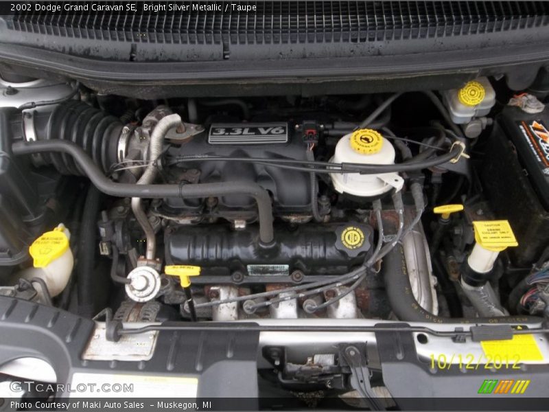  2002 Grand Caravan SE Engine - 3.3 Liter OHV 12-Valve V6