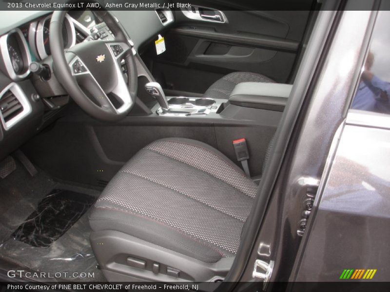 Ashen Gray Metallic / Jet Black 2013 Chevrolet Equinox LT AWD