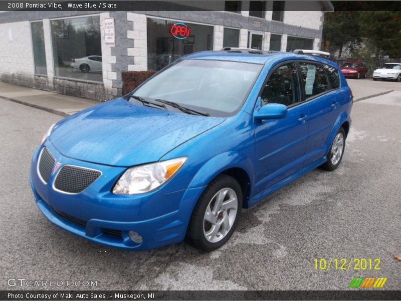 Wave Blue / Slate 2008 Pontiac Vibe