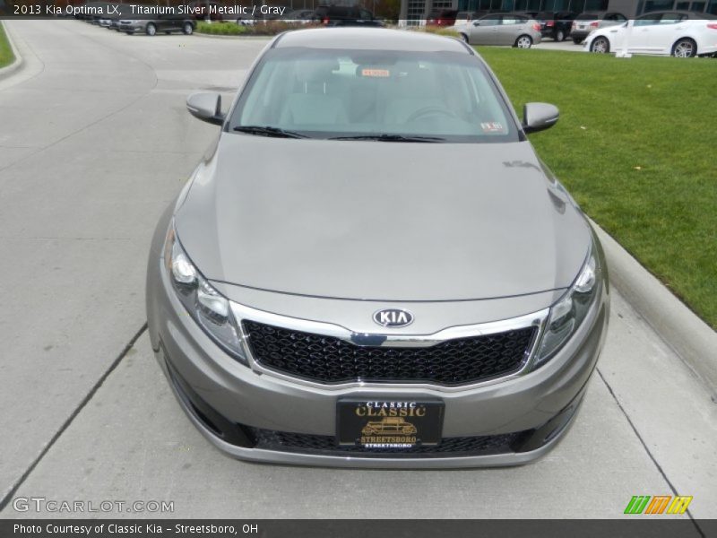 Titanium Silver Metallic / Gray 2013 Kia Optima LX