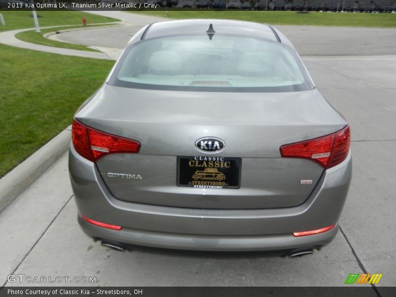 Titanium Silver Metallic / Gray 2013 Kia Optima LX