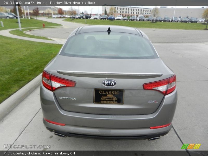 Titanium Silver Metallic / Black 2013 Kia Optima SX Limited
