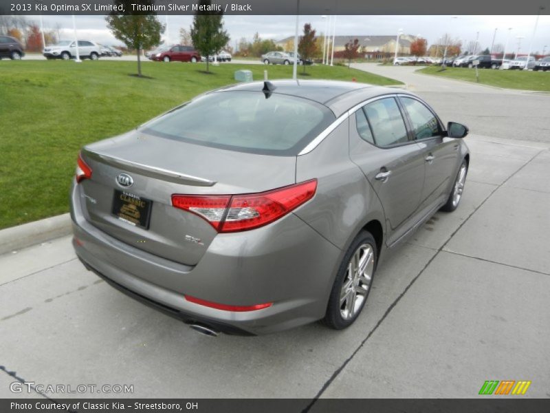 Titanium Silver Metallic / Black 2013 Kia Optima SX Limited