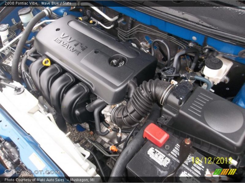  2008 Vibe  Engine - 1.8 Liter DOHC 16-Valve VVT 4 Cylinder