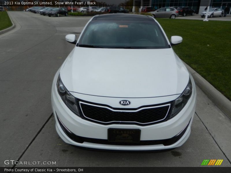 Snow White Pearl / Black 2013 Kia Optima SX Limited