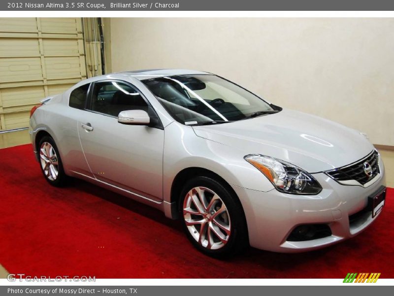 Brilliant Silver / Charcoal 2012 Nissan Altima 3.5 SR Coupe