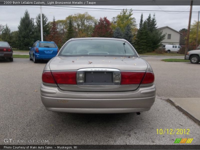 Light Bronzemist Metallic / Taupe 2000 Buick LeSabre Custom