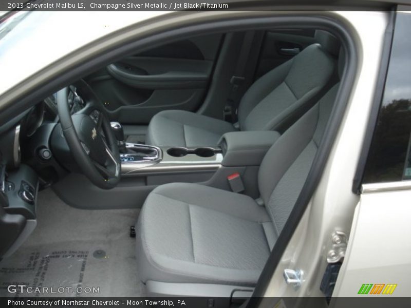 Champagne Silver Metallic / Jet Black/Titanium 2013 Chevrolet Malibu LS