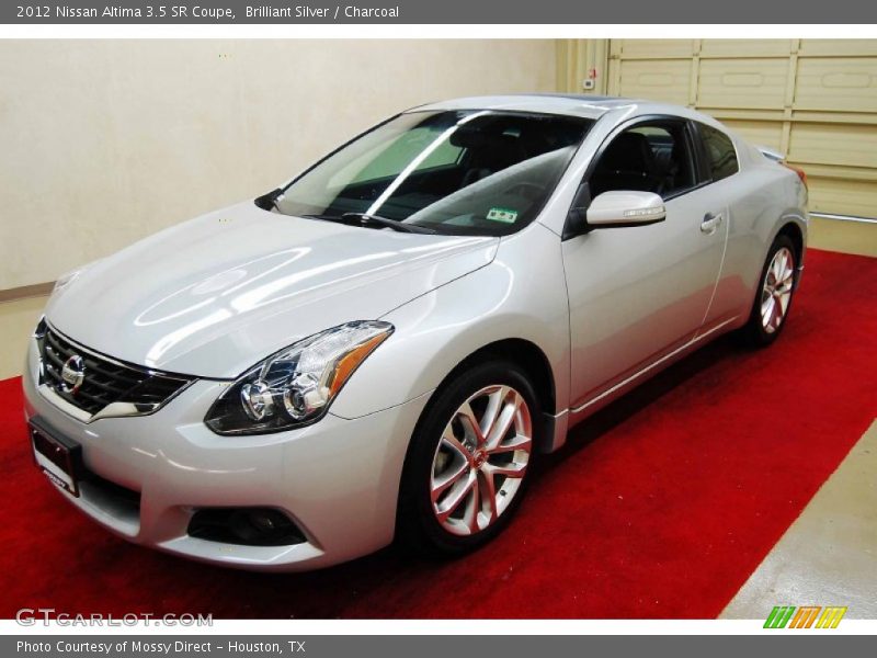 Brilliant Silver / Charcoal 2012 Nissan Altima 3.5 SR Coupe